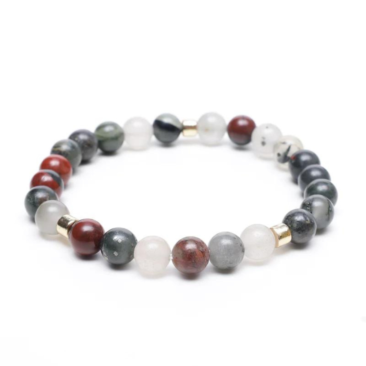 African bloodstone bracelet