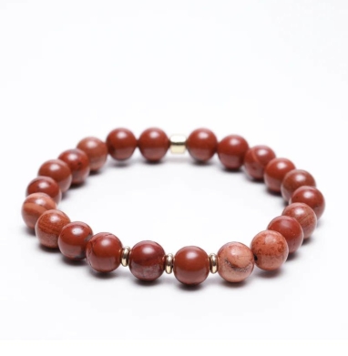 Red jasper GEMSTONE BRACELET