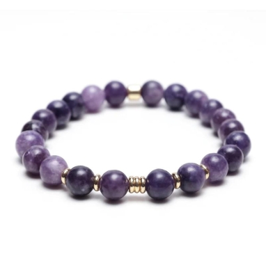 LEPIDOLITE ENERGY GEMSTONE BRACELET