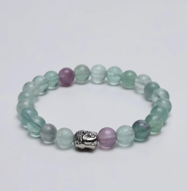 BUDDHA FLUORITE ENERGY GEMSTONE BRACELET
